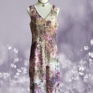 Whimsical fairy floral dress fairycore